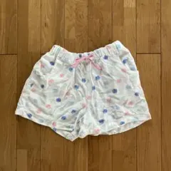 キッズ　カラフル水玉ショートパンツ　150cm