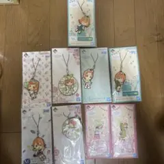 五等分の花嫁　中野四葉　ラバーストラップ　アクリルスタンドセット