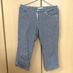 anyfam クロップドパンツ ギンガムチェック