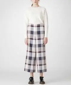 【BLUE LABEL CRESTBRIDGE】チェックブライトカルゼパンツ
