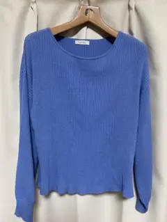 humpy 長袖　カッソー　春服　レディース　ブルー系　中古