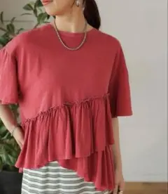 LEPSIM Tシャツ　新品　レッド