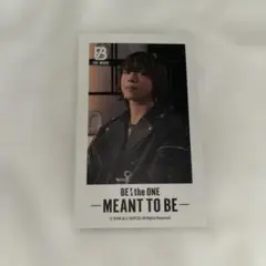 BEZ the ONE MEANT TO BE フォトカードカード