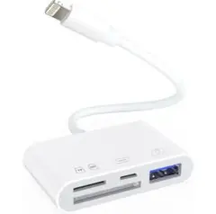 4in1 iPhone SDカードリーダー USB変換アダプタ SDカード