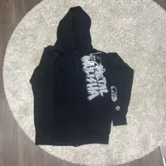 metal mulisha 黒 ジップアップパーカー sk8