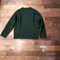 マーガレットハウエルMHL.グリーンセーターウール100