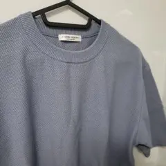 【ユナイテッドアローズ】ブルー 半袖ニット Sサイズ
