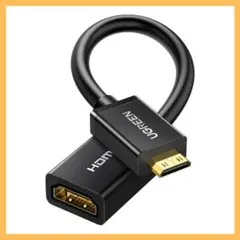 mini hdmi to hdmi 変換アダプター hdmi ケーブル 22cm