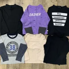 男の子　長袖ロンT 6枚セットまとめ売り　110㎝　秋服