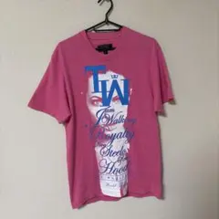 Wholenine Authentic Wear ピンクTシャツ L