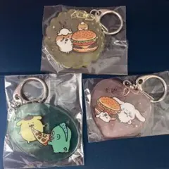 ナガノ×サンリオキャラクターズ　もぐもぐアクリルキーホルダー