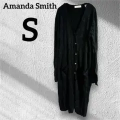 Amanda Smith 【S】長袖カーディガン 黒