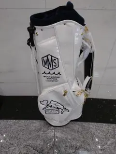 【新品・未使用】muta エナメルスタンドキャディバック ホワイト