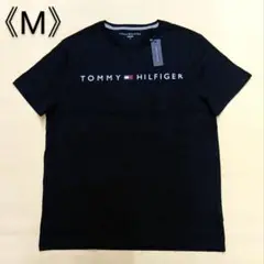 [新品] トミーヒルフィガー Tシャツ 男女兼用 プリント半袖Tシャツ Mサイズ