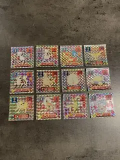8/25まで値下げ中!! ポケモン アマダ シール烈伝 12枚セット