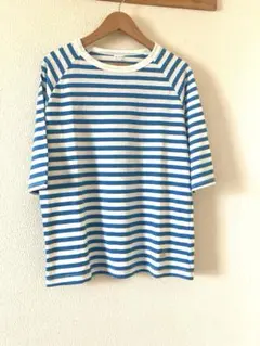 新品未使用ボーダーTシャツ＊5部袖