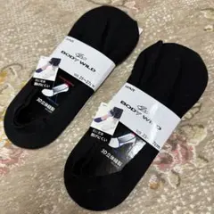 GUNZE/グンゼ ボディワイルド スニーカーソックス 25〜27㎝ 黒