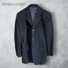 【FISH UOMO】　テーラードジャケット　メンズ　フォーマル　綺麗め　黒