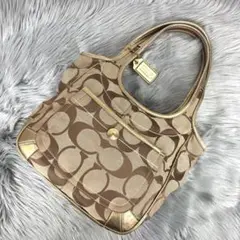 COACH コーチ ショルダーバッグ ハンドバッグ シグネチャー