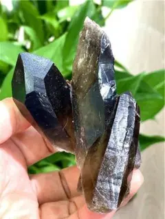 AAA級【魔除け】天然モリオン(黒水晶）クラスターYTHB86C6/25C31C