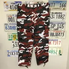 新品未使用 ROTHCO ロスコ カーゴパンツ RED CAMO サイズL