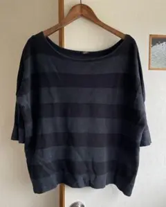 MUSE de Deuxieme classe 七分袖ニット
