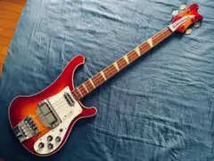 美品 モノグラム リッケンバッカー型ベース ダダリオ弦・ハードケース付 美品 モノグラム リッケンバッカー型ベース ダダリオ弦・ハード