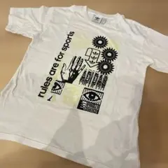 adidas グラフィックプリント Tシャツ M ホワイト