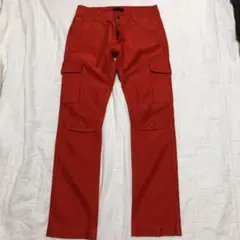 新品タグ付定価3.4万junhashimotoカーゴパンツ サイズ3 オレンジ