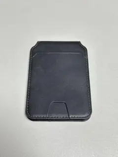 カードケース magsafe マグネット内蔵 カード入れ 黒 合成皮革