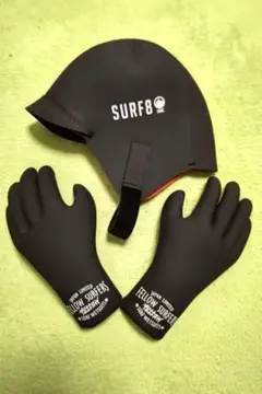 サーフヘッドキャップ・サーフグローブセット