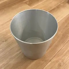 無印　アルミ製ゴミ箱　廃盤