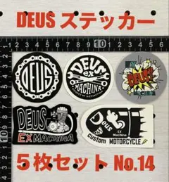 DEUS デウスステッカー　5枚セット　No.14