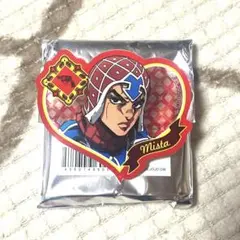 ジョジョの奇妙な冒険　ハート型ラメアクリルバッヂ　グイード・ミスター