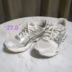 ASICS GEL-KAYANO 14 BIRCH／DARK PEWTER 27