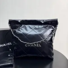 CHANEL ブラック ショルダーバッグ