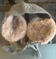 グレー 耳あて・イヤーマフ
