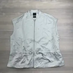 $ Armani Exchange グレー ベスト フルジップ