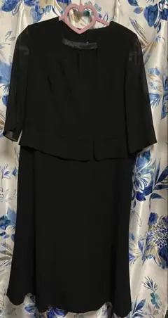 喪服☆★黒ワンピース　夏服　13号　美品
