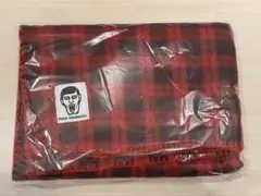 ▷新品・未使用　PUNK DRUNKERS 赤黒チェック フリースブランケット◁