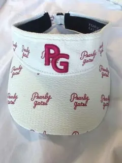 PEARLY GATES バイザー ホワイト レディース