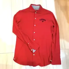 キャロウェイ callaway 長袖 シャツ 赤
