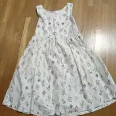 ships花柄ノースリーブワンピース