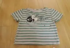 ストライプ柄キャラクターTシャツ 95cm以下