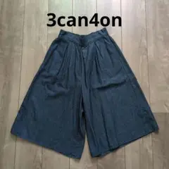 3can4on デニムキュロット 2