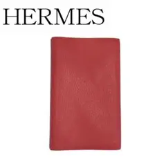 HERMES エルメス 手帳カバー アジェンダヴィジョン ピンク オレンジ