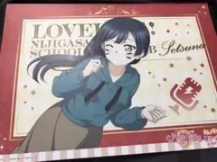ラブライブ お台場 キャラカフェ ランチョンマット 虹ヶ咲 優木せつ菜