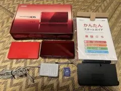 ニンテンドー3DS フレアレッド 完品 美品 本体 箱付き 動作確認済み