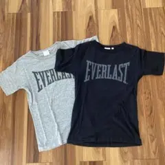2枚セット！EVERLAST/Tシャツ/レディースLメンズS