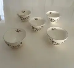 美品　たち吉　湯呑み　5客